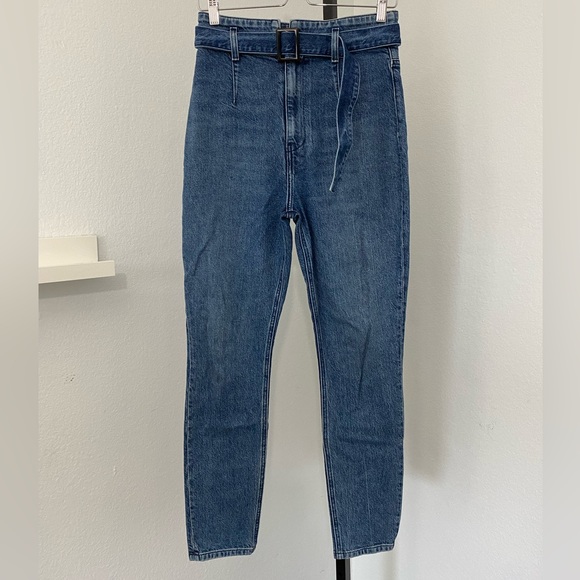 Reformation Kayo High Rise Skinny Jeans w/ Belt Size 28 - Picture 4 of 10